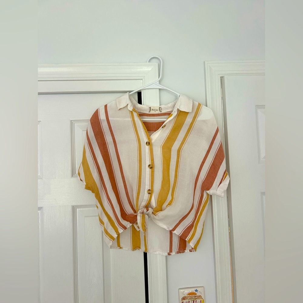 Altar’d state summery striped top